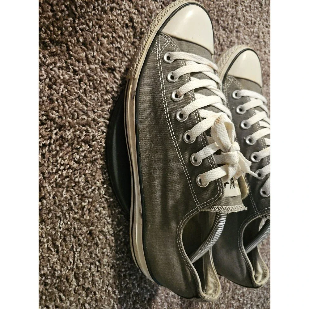 Converse Chuck Taylor All Star Low Gray Mens 11 Women’s 13 Sneakers Shoes